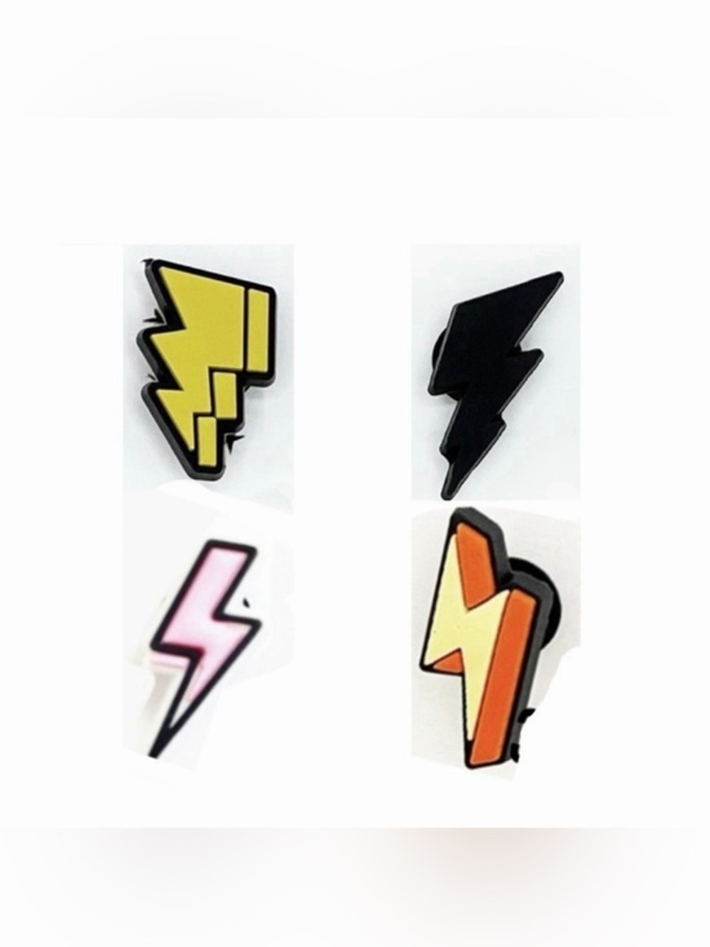 Lightning Bolts Shoe Charms Bolt For Croc Shoes